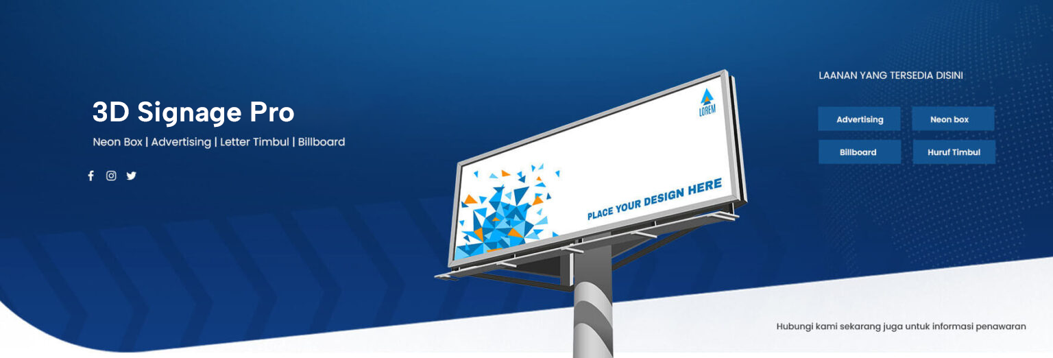 3D Signage Pro subheader
